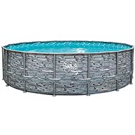 POLYGROUP Swing pool 4,88 × 1,22 m, stone motif - Pool