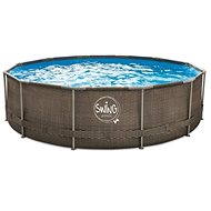 POLYGROUP Swing pool 5,49 × 1,22m - RATAN motif - Pool