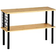 Kesper Two-tier kitchen shelf, bamboo - Shelf