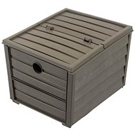 Bama Vegetable and fruit box, grey-brown - Box