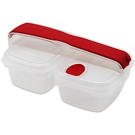 Bama Snack set for food storage and transport, transparent - Lunch Box