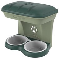 Bama Dog bowls for hanging on the wall, green-grey - Dog Bowl
