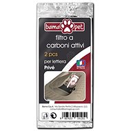Bama Set of 2 filters with activated carbon - Cat Litter Box Filters