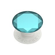 PopSockets PopGrip Gen.2, Metalic Diamond Aquarius Blue, 3D Diamond Turquoise, Aluminium - Phone Holder