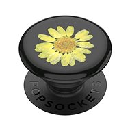 PopSockets PopGrip Gen.2, Pressed Flower Yellow Daisy, Yellow Flower Embedded in Resin - Phone holder