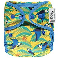 Pop-in Top panties AIO Parrot - snaps - Nappies