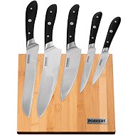 PORKERT Villa Knife Set with Stand - 6 pcs - Knife Set