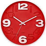 Nástěnné hodinyDesignové (červená) - 25 cm - Nástěnné hodiny