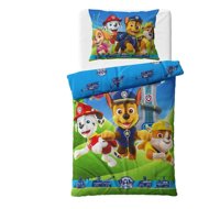 CARBOTEX Microfleece Paw Patrol Rescue Bowl 140 × 200, 70 × 90 cm - Bed Linen