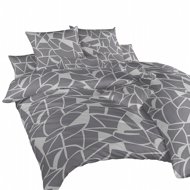 Dadka cotton Julius dark grey 140 × 200, 70 × 90 cm - Bed Linen