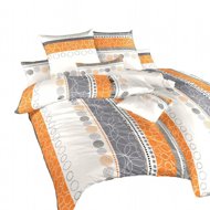 Dadka crepe Studio orange 140 × 200, 70 × 90 cm - Bed Linen