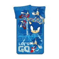 Jerry Fabrics Sonic Let's go 140 × 200, 70 × 90 cm - Bed Linen