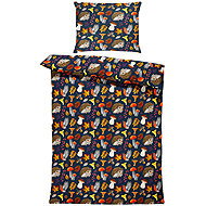 IMPAR Bed linen Mushrooms and hedgehog, 140 × 200 cm + 90 ×70 cm - Bed Linen