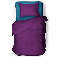 IMPAR Linen Plum, 140 × 200 cm + 90 ×70 cm - Bed Linen