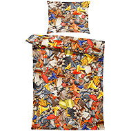 IMPAR Bed linen Mushrooms mushrooms mushrooms, 140 × 200 cm + 90 ×70 cm - Bed Linen