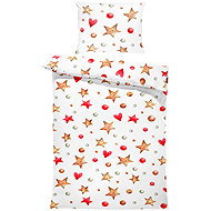IMPAR Linen Christmas stars, 140 × 200 cm + 90 ×70 cm - Bed Linen