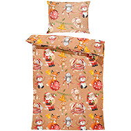 IMPAR Bedding Christmas animals, 140 × 200 cm + 90 ×70 cm - Bed Linen