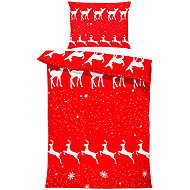 IMPAR Christmas reindeer bedding, 140 × 200 cm + 90 ×70 cm - Bed Linen