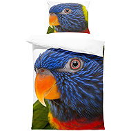 IMPAR Bedding colourful parrot, 140 × 200 cm + 90 ×70 cm - Bed Linen