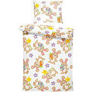 IMPAR Bedding Happy rabbits, 140 × 200 cm + 90 ×70 cm - Bed Linen