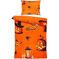 IMPAR Linen Halloween pattern 1, 140 × 200 cm + 90 ×70 cm - Bed Linen