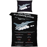 IMPAR Bedding F16 Fighting Falcon, 140 × 200 cm + 90 ×70 cm - Bed Linen