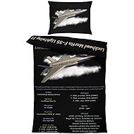 IMPAR Bed linen F35 Lightning II, 140 × 200 cm + 90 ×70 cm - Bed Linen