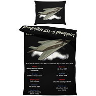 IMPAR Bed linen F117 Nighthawk, 140 × 200 cm + 90 ×70 cm - Bed Linen