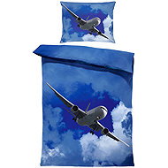 IMPAR Linen Airplane, 140 × 200 cm + 90 ×70 cm - Bed Linen