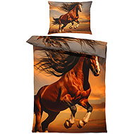 IMPAR Bedding Wild horse, 140 × 200 cm + 90 ×70 cm - Bed Linen