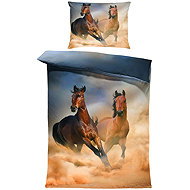 IMPAR Linen Horses, 140 × 200 cm + 90 ×70 cm - Bed Linen