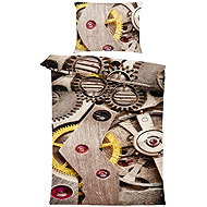 IMPAR Linen Clockwork, 140 × 200 cm + 90 ×70 cm - Bed Linen