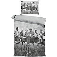 IMPAR Bed linen Workers on the traverse, 140 × 200 cm + 90 ×70 cm - Bed Linen