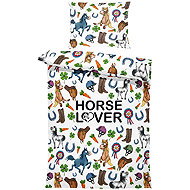 IMPAR Linen Horselover, 140 × 200 cm + 90 ×70 cm - Bed Linen
