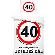 IMPAR Bedding You go on, 40 years, 140 × 200 cm + 90 ×70 cm - Bed Linen