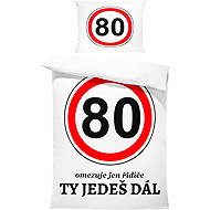 IMPAR Bedding You go on, 80 years, 140 × 200 cm + 90 ×70 cm - Bed Linen