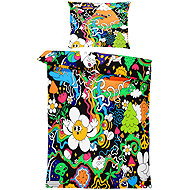 IMPAR Bed linen Psychedelic world, 140 × 200 cm + 90 ×70 cm - Bed Linen