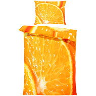 IMPAR Bed linen Orange, 140 × 200 cm + 90 ×70 cm - Bed Linen