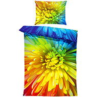 IMPAR Linen Rainbow flower, 140 × 200 cm + 90 ×70 cm - Bed Linen