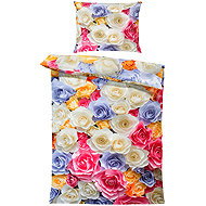 IMPAR Bed linen coloured roses, 140 × 200 cm + 90 ×70 cm - Bed Linen