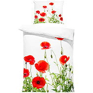 IMPAR Sheets Wolf poppy, 140 × 200 cm + 90 ×70 cm - Bed Linen