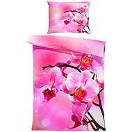 IMPAR Bed linen Pink orchid, 140 × 200 cm + 90 ×70 cm - Bed Linen