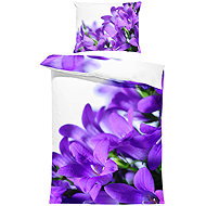 IMPAR Bedding Purple flowers, 140 × 200 cm + 90 ×70 cm - Bed Linen