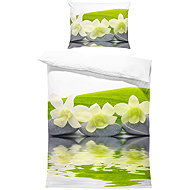 IMPAR Bed linen White flowers on stones, 140 × 200 cm + 90 ×70 cm - Bed Linen