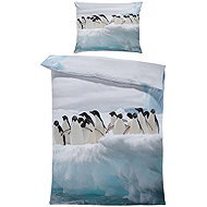 IMPAR Bed linen Group of penguins, 140 × 200 cm + 90 ×70 cm - Bed Linen