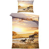 IMPAR Bed linen Safari, 140 × 200 cm + 90 ×70 cm - Bed Linen
