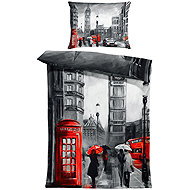 IMPAR Bed linen London art, 140 × 200 cm + 90 ×70 cm - Bed Linen