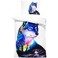 IMPAR Bed linen Wolf art, 140 × 200 cm + 90 ×70 cm - Bed Linen