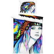 IMPAR Linen included Space Indian art, 140 × 200 cm + 90 ×70 cm - Bed Linen