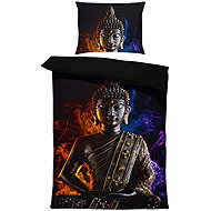IMPAR Bed linen Buddha, 140 × 200 cm + 90 ×70 cm - Bed Linen